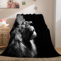 2026 NEW Fiercely Lion Flannel Blanket Room Decoration