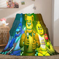 2026 NEW Five Nights at Freddy's Flannel Caroset Throw Cosplay Blanket