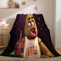 2026 NEW Five Nights at Freddy's Flannel Caroset Throw Cosplay Blanket