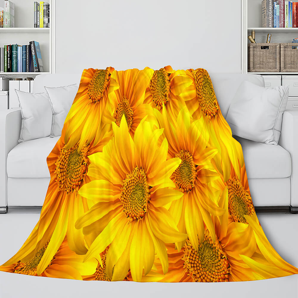 2026 NEW Flower Flannel Fleece Throw Cosplay Blanket