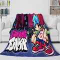 2026 NEW Friday Night Funkin Cosplay Flannel Blanket Warm Throw Bed Blankets