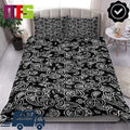 Gucci Guccissima Black And White Paisley Bandana Pattern Luxury Bedding Set