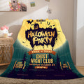 2026 NEW Halloween Castle Flannel Fleece Throw Cosplay Blanket