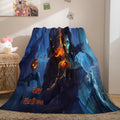 2026 NEW Halloween Flannel Caroset Throw Cosplay Blanket