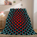 2026 NEW Honeycomb Shape Flannel Fleece Throw Blanket
