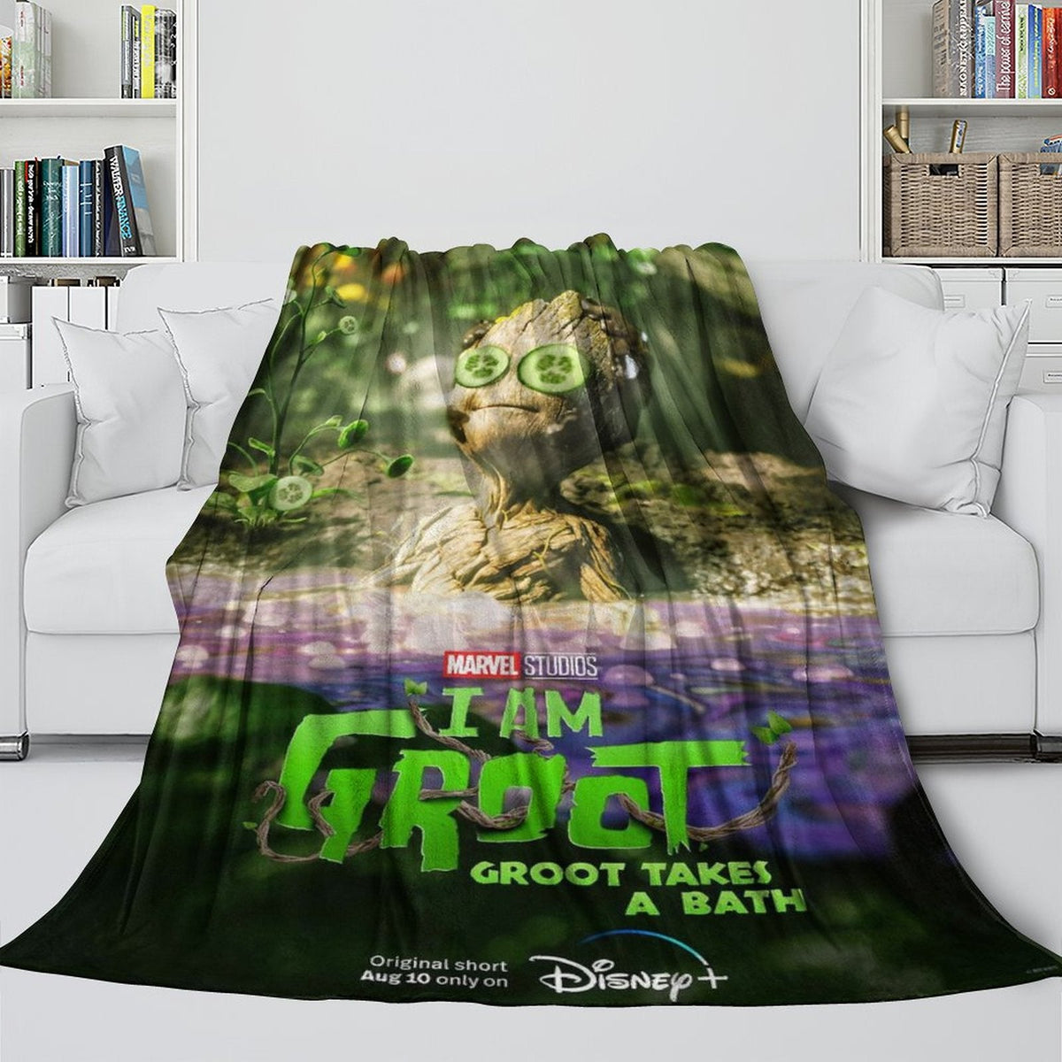2026 NEW I Am Groot Blanket Flannel Throw Room Decoration
