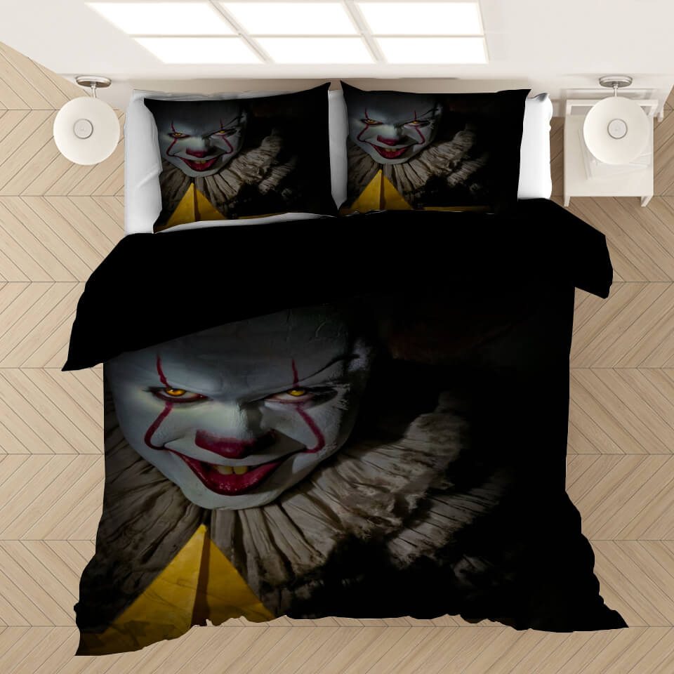 2026 NEW Pennywise Pattern Bedding Set Cosplay Quilt Covers
