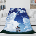 2026 NEW Kimi no Na Wa Cosplay Flannel Blanket Throw