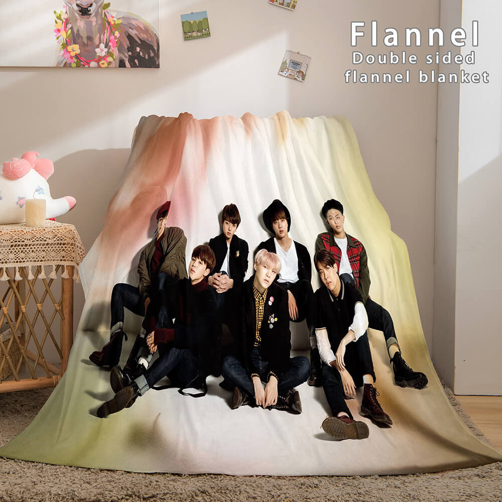 2026 NEW Kpop BTS Butter Bangtan Boys Cosplay Flannel Blanket
