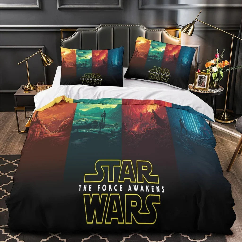 Kylo Ren Duvet Cover Quilt Case Pillowcase Bedding Set Without Filler