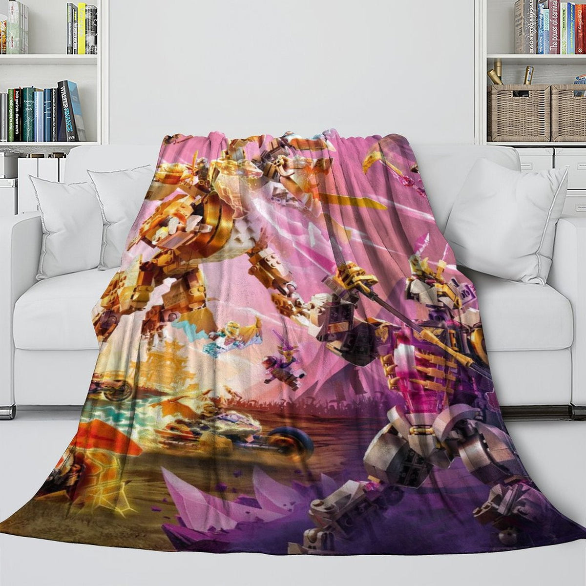 2026 NEW LEGO Ninjago Blanket Flannel Throw Room Decoration