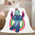 2026 NEW Lilo and Stitch Ohana Flannel Blanket Warm Cozy Throw Bed Blanket