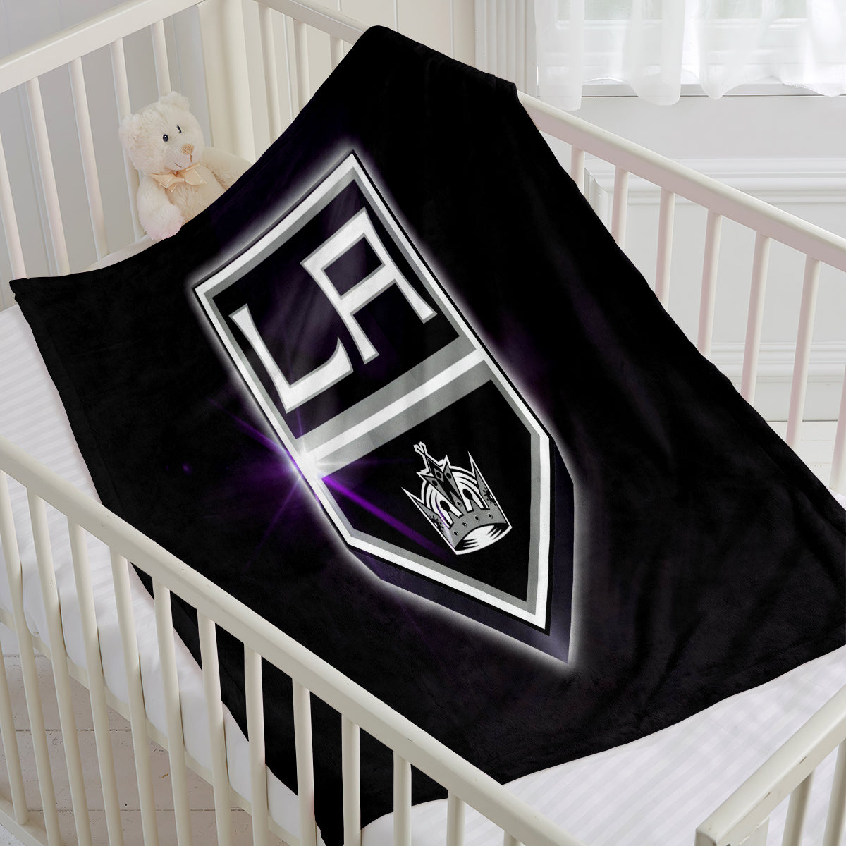 Los Angeles Kings Hockey Team Flannel Fleece Throw Blanket