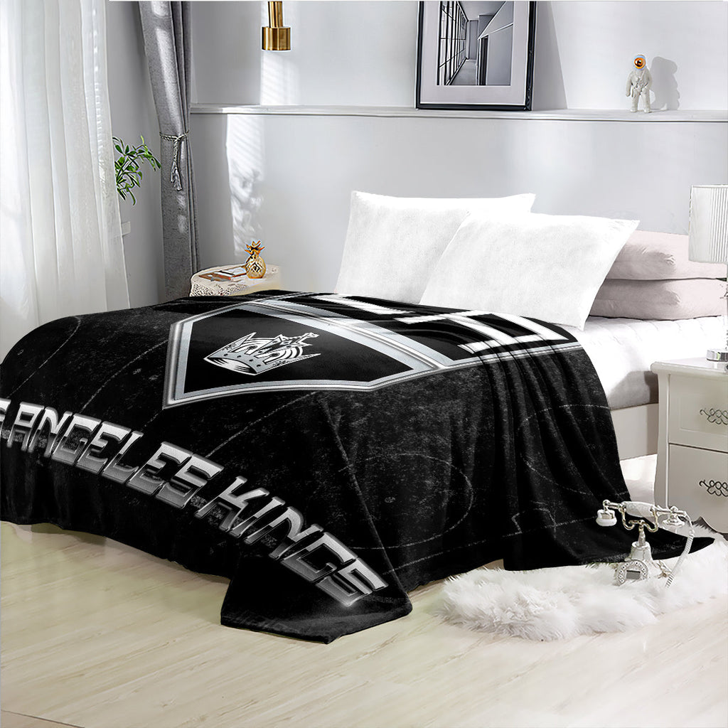 Los Angeles Kings Hockey Team Flannel Fleece Throw Blanket