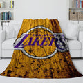 2026 NEW Los Angeles Lakers Blanket Flannel Throw Room Decoration