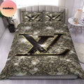 Louis Vuitton Diamond Best Queen Bedding Set