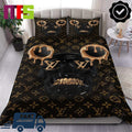 Louis Vuitton Golden Disney Mickey Mouse Skull Luxury Bedding Set