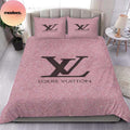 Louis Vuitton Pink Luxury Comforter Bedding Set