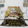 2026 NEW Lyle Lyle Crocodile Blanket Pattern Flannel Throw Room Decoration