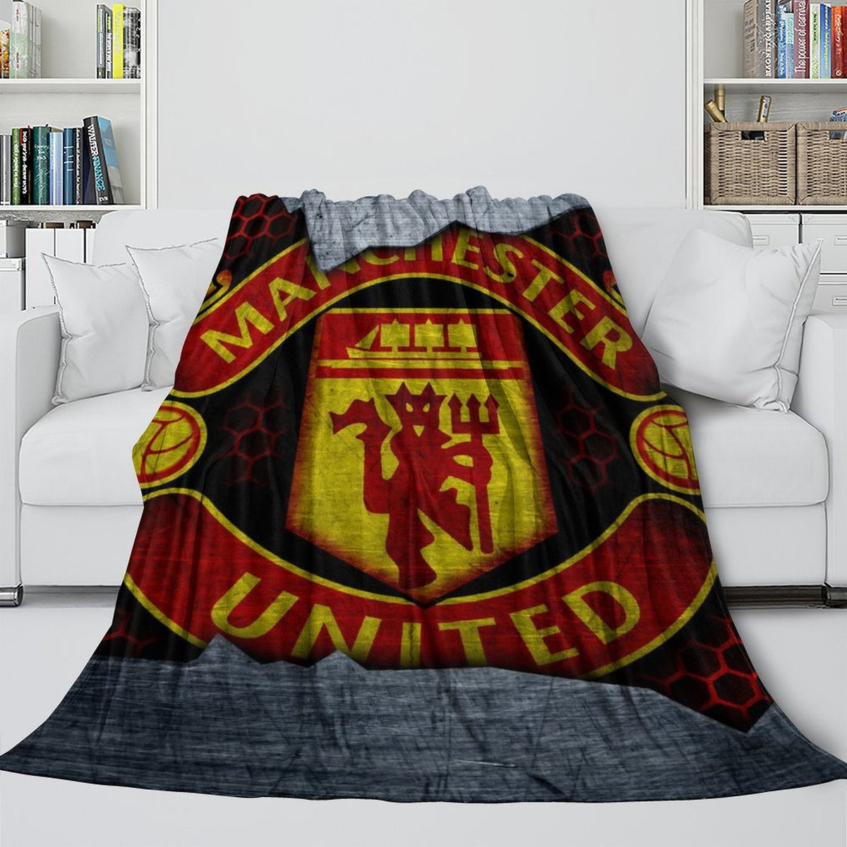 2026 NEW Manchester United Football Club Blanket Flannel Throw Room Decoration