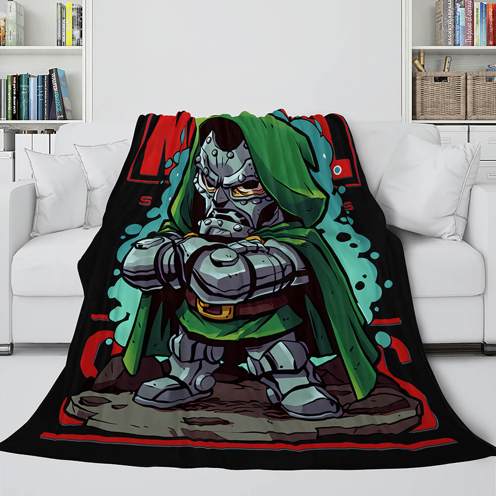 2026 NEW Marvel Hero Flannel Fleece Throw Cosplay Blanket Shawl Wrap Nap Quilt