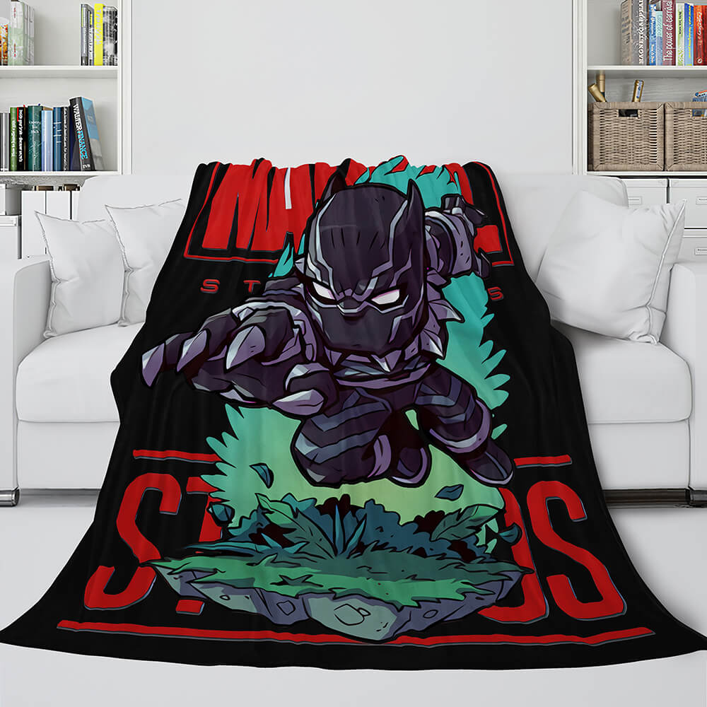 2026 NEW Marvel Hero Flannel Fleece Throw Cosplay Blanket Shawl Wrap Nap Quilt