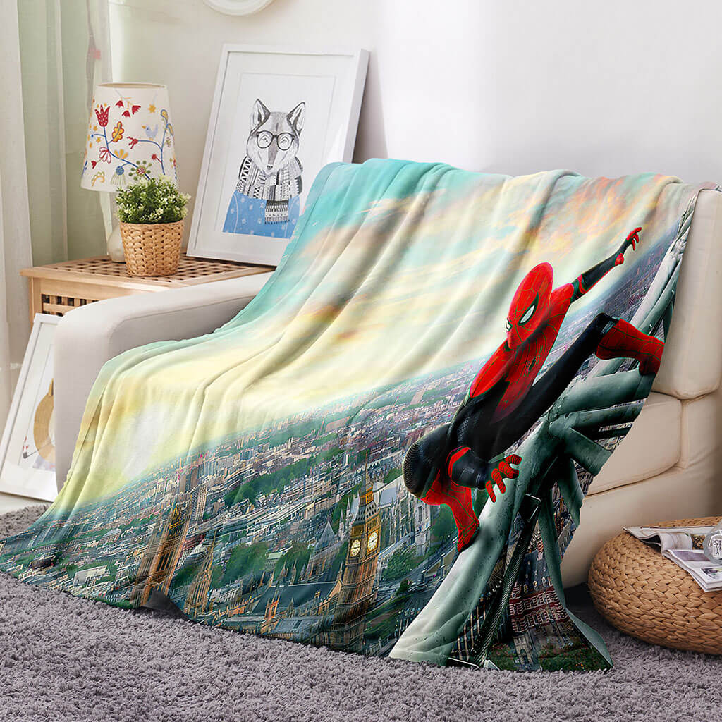 2026 NEW Marvel Spider Man Blanket Flannel Throw Room Decoration