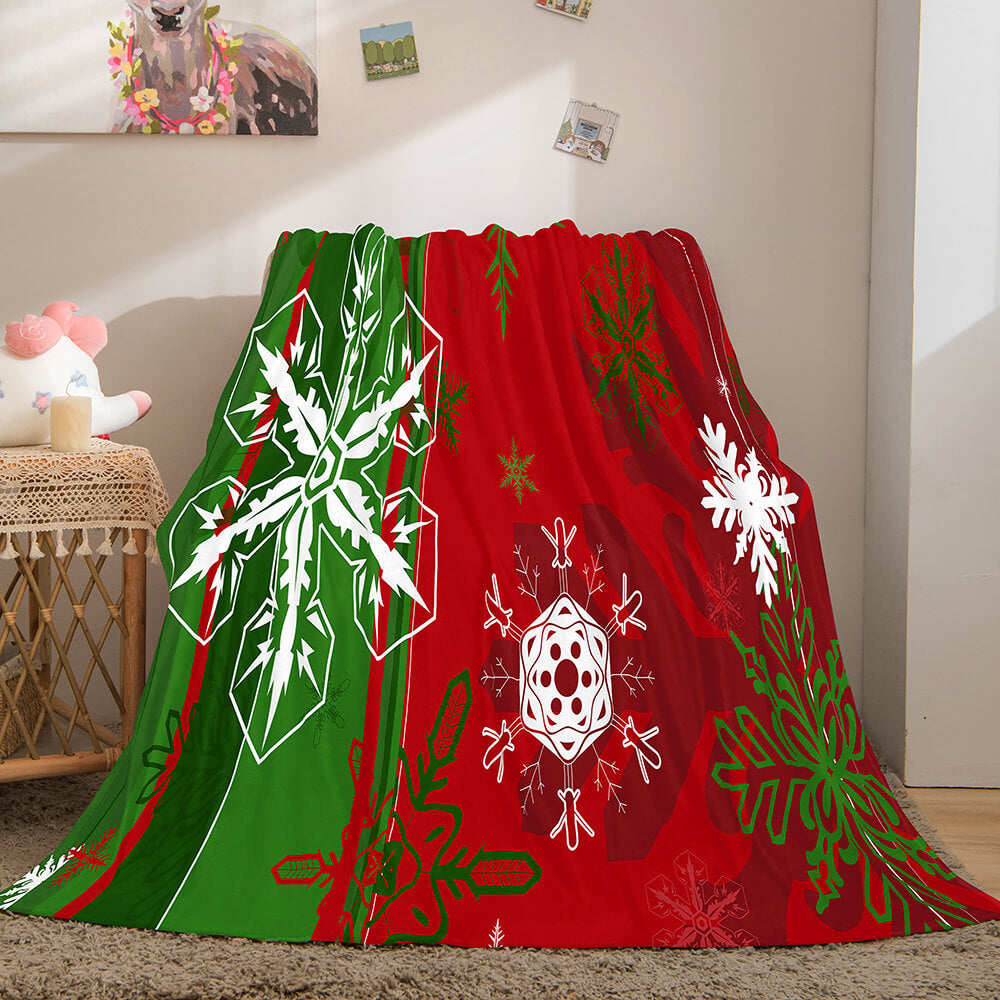 2026 NEW Merry Christmas Flannel Blanket Throw Blanket