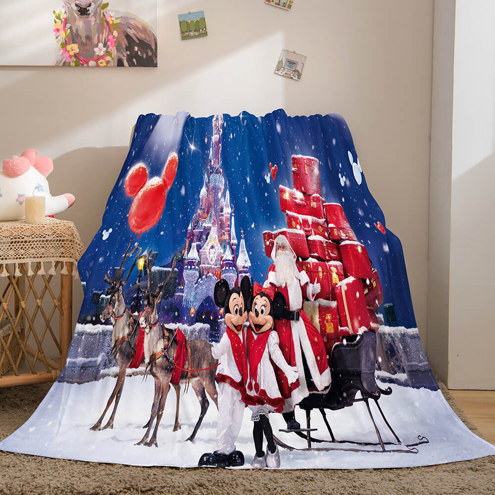 2026 NEW Merry Christmas Flannel Fleece Throw Cosplay Blanket