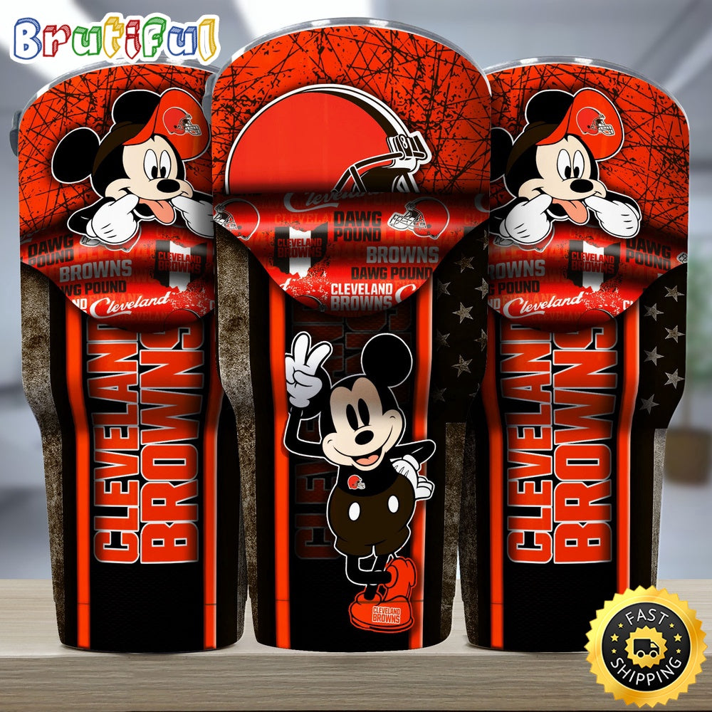 NFL Cleveland Browns Tumbler Nfl Tumbler Playful Mickey For This Season