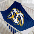 Nashville Predators Hockey Team Flannel Fleece Throw Blanket