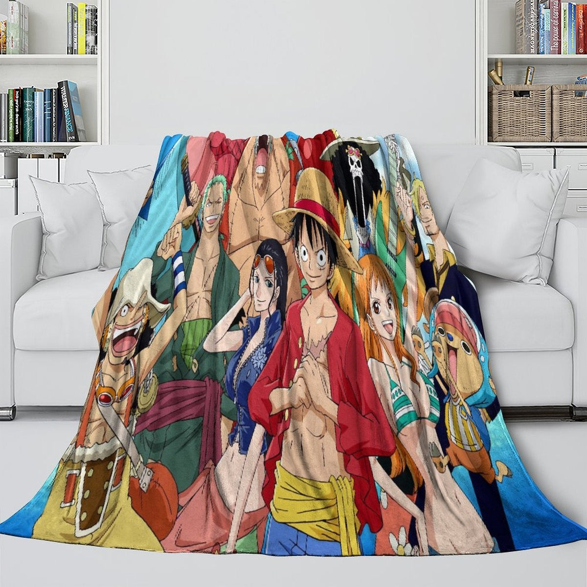 2026 NEW One Piece Blanket Flannel Fleece Pattern Throw Room Decoration