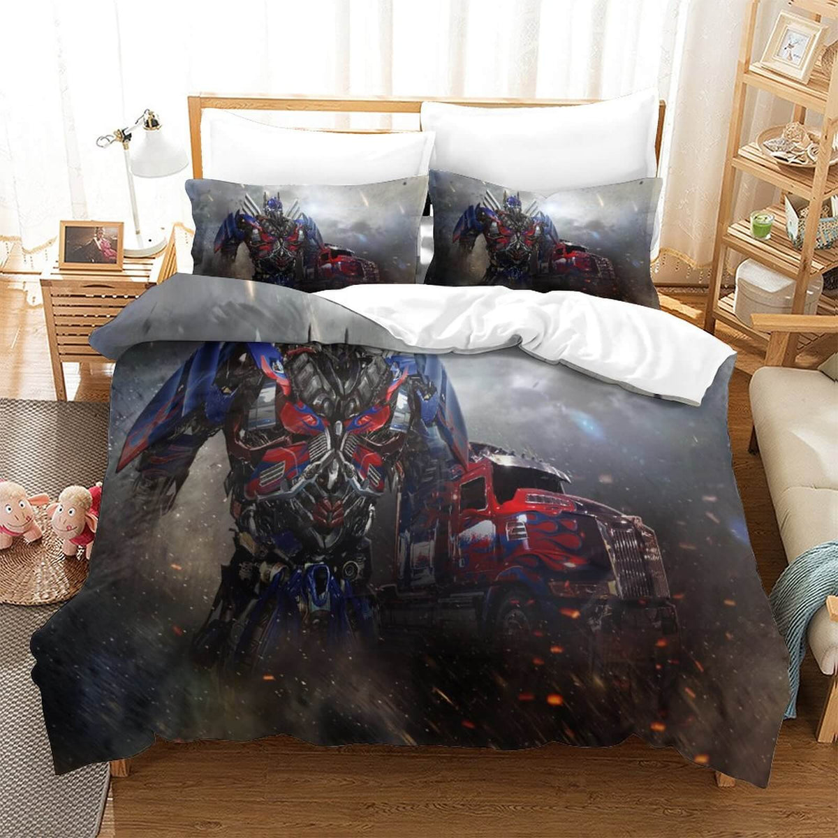 2026 NEW Optimus Prime Bedding Set Quilt Duvet Cover Without Filler