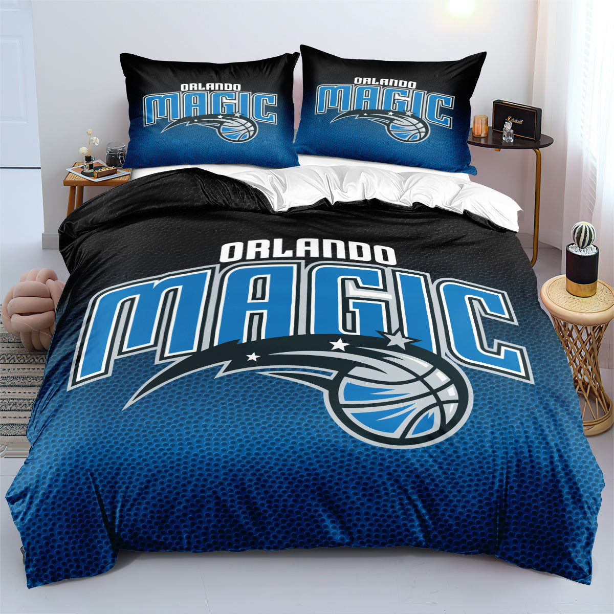 Orlando Basketball Magic Bedding Set Quilt Cover Without Filler
