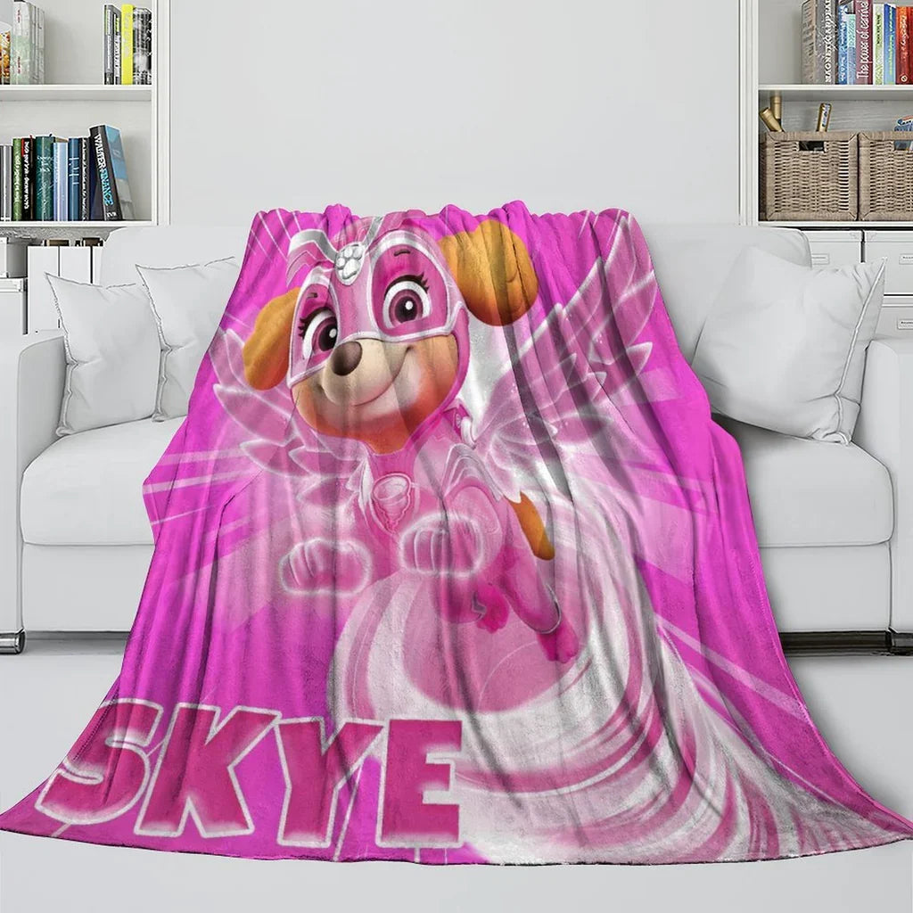 Paw Patrol Skye Flannel Fleece Blanket Throw Blanket Room Decoration