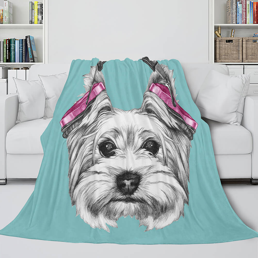 2026 NEW Pet Puppy Dog Flannel Blanket Room Decoration