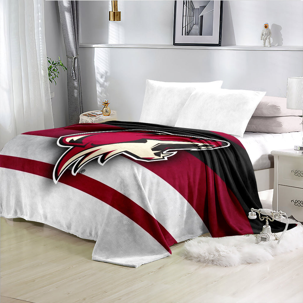 Phoenix Coyotes Hockey Team Flannel Fleece Throw Blanket