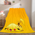 2026 NEW Pikachu Cosplay Blanket Flannel Throw Room Decoration