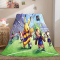 2026 NEW Pikachu Cosplay Caroset Blanket Flannel Throw