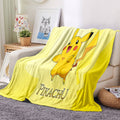 2026 NEW Pikachu Pattern Blanket Flannel Throw Room Decoration