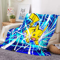 2026 NEW Pikachu Pattern Blanket Flannel Throw Room Decoration
