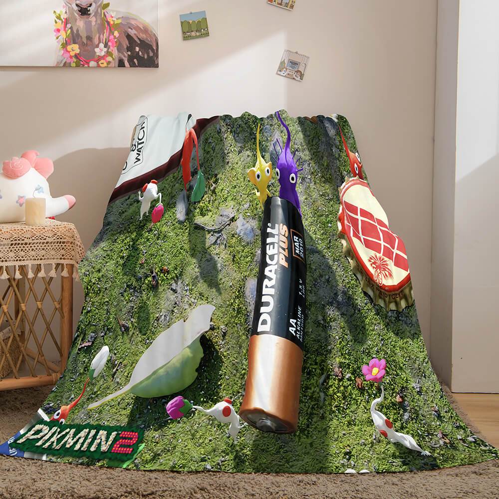 2026 NEW Pikmin Flannel Fleece Blanket