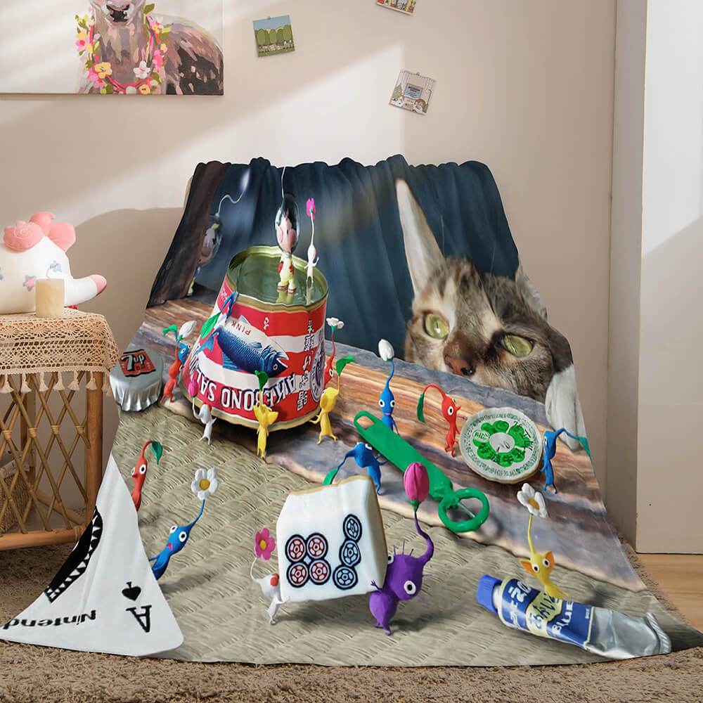 2026 NEW Pikmin Flannel Fleece Blanket