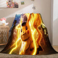 2026 NEW Cartoon Pokemon Pikachu Flannel Fleece Blanket Throw Nap Quilt Blanket