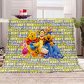 2026 NEW Pooh Bear Blanket Flannel Throw Room Decoration