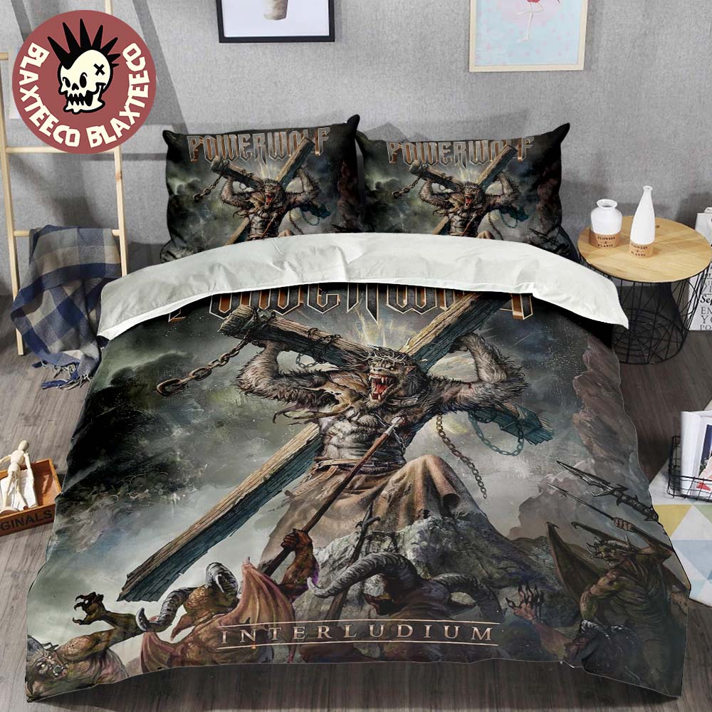 Powerwolf Interludium Album Cover Room Decor Bedding Set