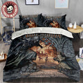 Powerwolf The Monumental Mass A Cinematic Metal Event Album Cover Bedding Set