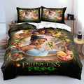 Princess and Frog 3D Printed Duvet Cover Quilt Cover Pillowcase Bedding Set