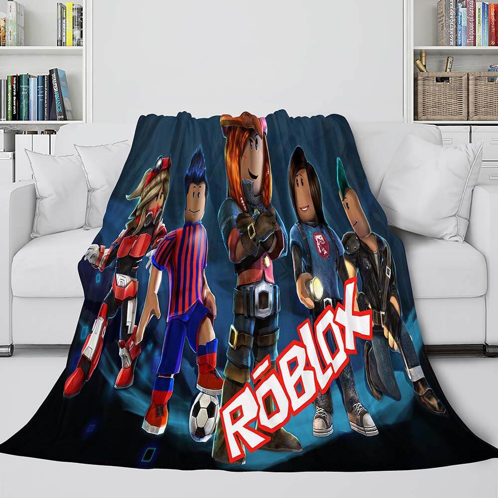 2026 NEW Roblox Blanket Flannel Fleece Throw Cosplay Blanket Christmas Bedding