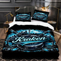 Seattle Kraken Hockey Duvet Cover Quilt Case Pillowcase Bedding Set Without Filler